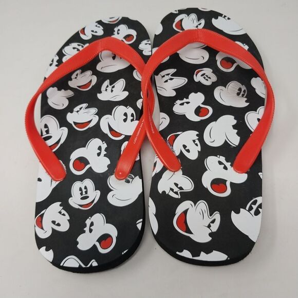 Men's Micky Mouse Flip Flops. - Picture 7 of 11